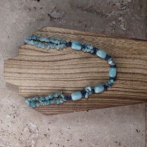 Amazonite/Lapis Necklace